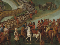The Battle of Oudenaarde by Bredael